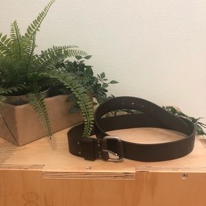 POLO Ralph Lauren Genuine Leather and Brass Belt